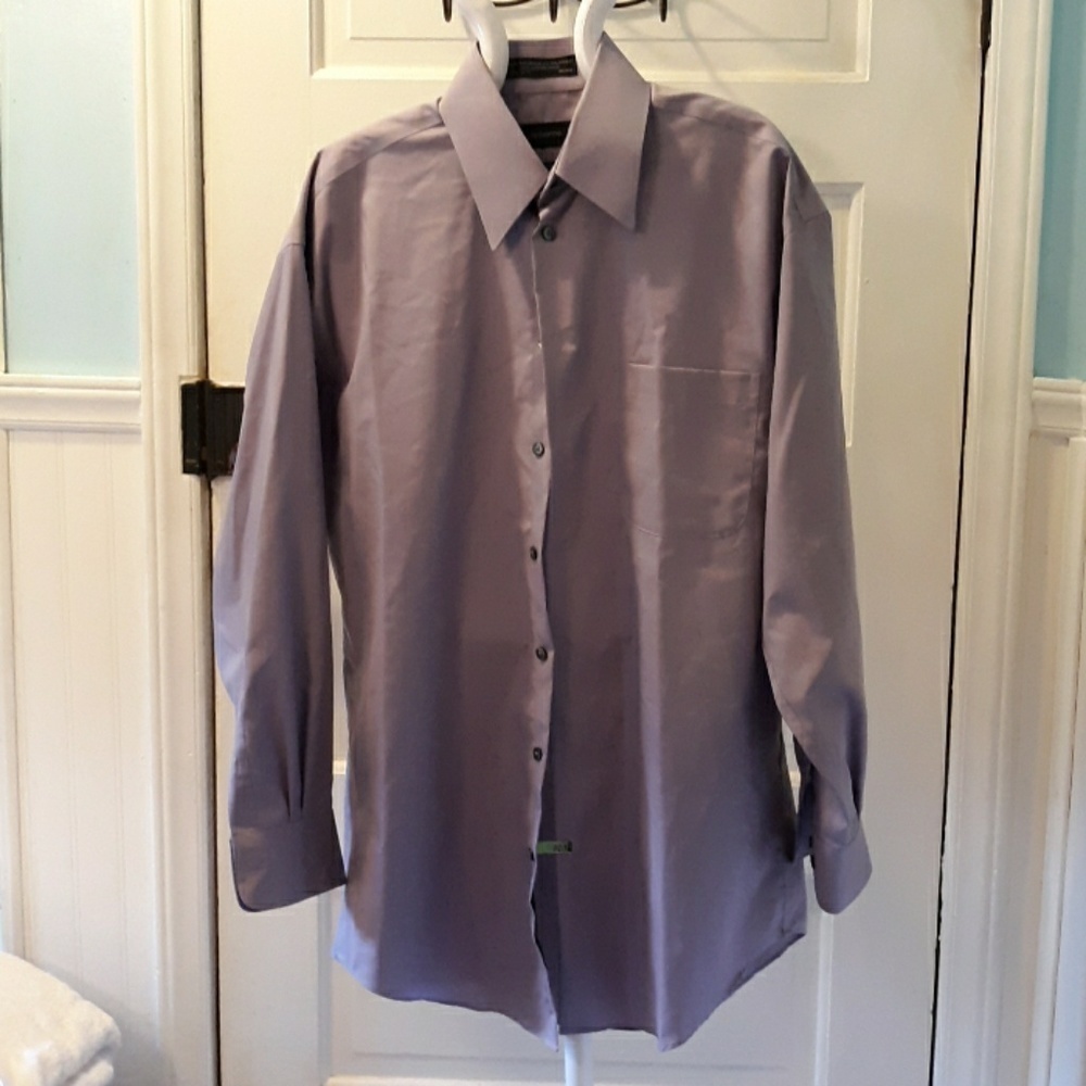 Claiborne purple dress shirt medium